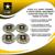 U.S. Army 4-Piece Coaster Set