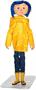 Coraline 7 Inch Artion Figure | Coraline In Raincoat