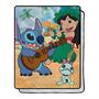 Disney Lilo & Stitch Tropical Mix 40 x 50 Inch Silk Touch Throw Blanket