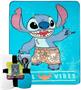 Disney Lilo & Stitch Chill Out 60 x 80 Inch Silk Touch Sherpa Throw Blanket
