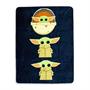 Star Wars The Mandalorian Expressions 46 x 60 Inch Silk Touch Throw Blanket
