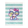 Hello Kitty Popsicle 50 x 60 Inch Beach Throw with Tassels