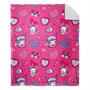 Sanrio My Melody and Kuromi Pillow Fight Sherpa Throw Blanket | 50 x 60 Inches