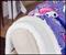Sanrio My Melody and Kuromi Flower Baskets Sherpa Throw Blanket | 50 x 60 Inches