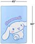Sanrio Cinnamoroll 45 x 60 Inch Fleece Throw Blanket