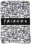Friends Icons 45 x 60 Inch Fleece Throw Blanket