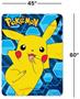 Pokemon Pikachu 45 x 60 Inch Fleece Throw Blanket