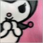 Sanrio Kuromi 45 x 60 Inch Fleece Throw Blanket