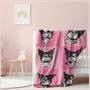 Sanrio Kuromi 45 x 60 Inch Fleece Throw Blanket