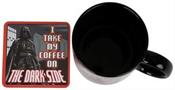 Star Wars Darth Vader Humor 20oz Ceramic Mug and Coaster Set