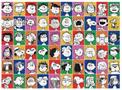 Peanuts Portraits 500 Piece Jigsaw Puzzle (Vertical Box)
