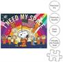 Peanuts Snoopy in Space 500 Piece Jigsaw Puzzle (Vertical Box)