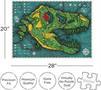 Jurassic World Map 1000 Piece Jigsaw Puzzle