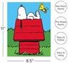 Peanuts Snoopy Mini Art By Numbers Craft Kit
