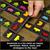 Space Invaders Glow in the Dark Dominots Tile Game