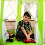 Green Hexagon Fantasy Castle Play Tent | 53 x 47 x 55 Inches
