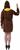 Girl's Brownie Uniform Adult Costume Small