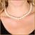 Jumbo White Pearls Adult Costume Necklace
