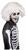 Skeleton Adult Costume Wig