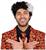 David S. Pumpkins Inspired Adult Costume Wig