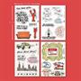 Friends TV Show Fridge Magnets | Set of 25