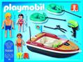 Playmobil Family Fun 70091 Speedboat with Tube Riders Playset