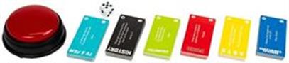 The Big Buzz Off Trivia Party Game with Electronic Buzzer