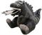 Godzilla 9 Inch Zippermouth Plush | Black and White Godzilla