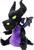 Disney Sleeping Beauty 9 Inch Maleficent Dragon Zippermouth Plush