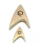 Star Trek Discovery Enterprise Operations Badge and Pin Set