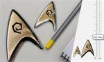 Star Trek Discovery Enterprise Operations Badge and Pin Set