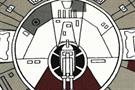 Star Wars Millennium Falcon Small Area Rug | 39 x 52 Inches