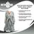Doctor Who Weeping Angel Adult Jersey Bath Robe