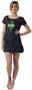 Star Trek Resistance is Futile Glow Ladies Sleep Shirt | Black