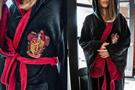 Harry Potter Gryffindor Hooded Bathrobe for Adults | One Size Fits Most