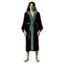 Harry Potter Slytherin Hooded Bathrobe for Adults | One Size Fits Most