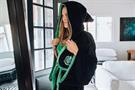 Harry Potter Slytherin Hooded Bathrobe for Adults | One Size Fits Most