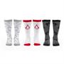Assassins Creed Icons Mens Crew Socks | Video Game Socks | 3 Pairs Size 9-12