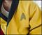 Star Trek: The Original Series Waffle-Weave Cotton Adult Bathrobe | Gold Command