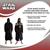 Star Wars Darth Vader Uniform Hooded Bathrobe For Adults | Big And Tall XXL