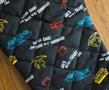 Friends Icons & Quotes Black Oven Mitt Glove