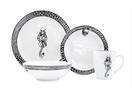 Harry Potter Voldemort Death Eater Dinnerware Sets | 16-Piece Ceramic Dinner Set