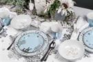 Disney Frozen 2 Anna & Elsa Ceramic Dining Set Collection | 16-Piece Dinner Set