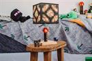 Minecraft Glowstone 14 Inch Corded Desk LED Bedside Night Light Lamp for Gamers
