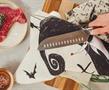 Disney The Nightmare Before Christmas Black and White Kitchen Hand Towel Set
