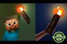 Minecraft Redstone Torch Lamp Nightlight | 12.6 Inch LED Costume Cosplay Light