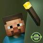 Minecraft Torch Light | 12 Inch LED Night Lamp and Play Light with USB Charge