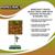 Minecraft Grass Block Desk Lamp With Pickaxe 3D Puller | 14 Inches Tall
