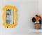 Friends TV Show Yellow Peephole Frame Door Mirror Replica | 15 x 11 Inches