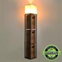 Minecraft Brownstone Torch Standing Floor Lamp and Storage Unit | 5 Feet Tall